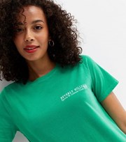 New Look Tall Green Beverly Hills Logo T-Shirt